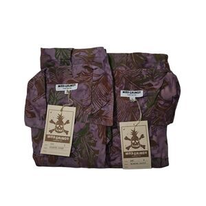 Mad Gringo Women's Lot Of 2 Small Hawaiian Shirts NEW WITH TAGS Button Up